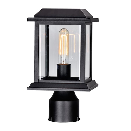 Cwi Lighting Blackbridge 1 Light Outdoor Black Lantern Head 0409PT6-1-101